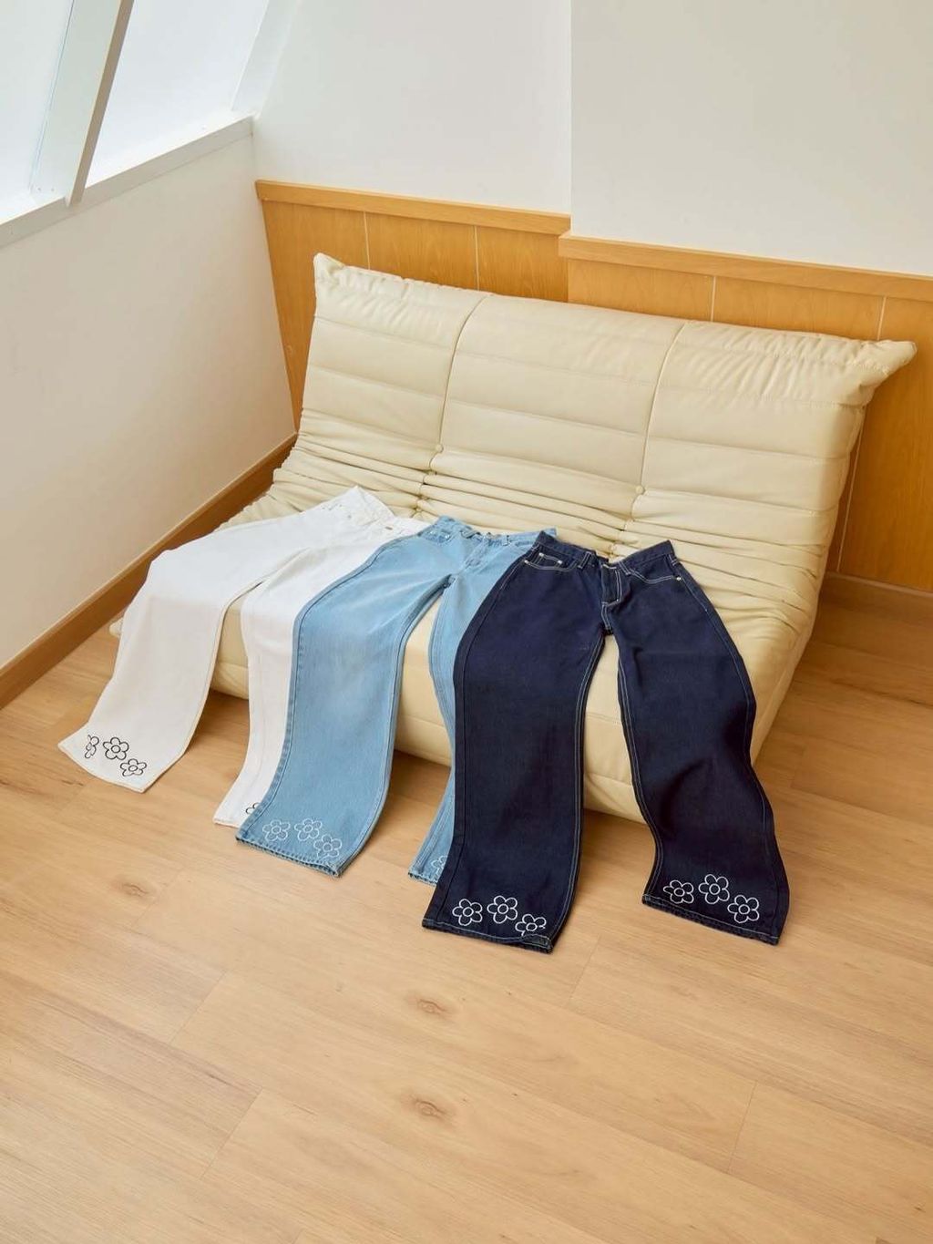 Lilac Baggy Jeans 三色3