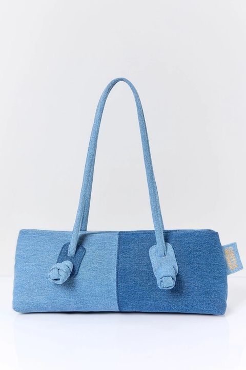 Twotone Denim Shoulder Bag 拼接單寧2