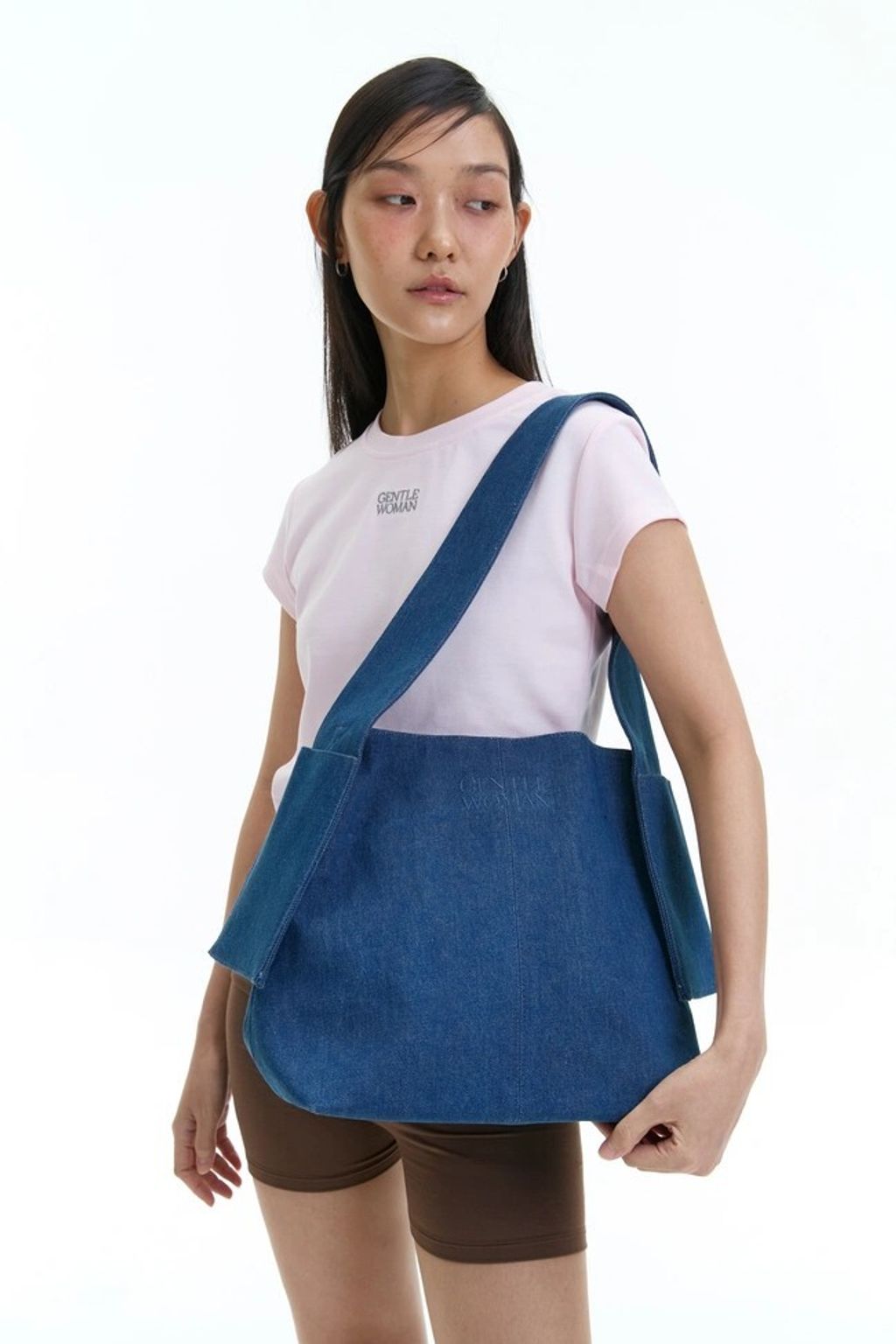 City Bucket Bag 深藍3