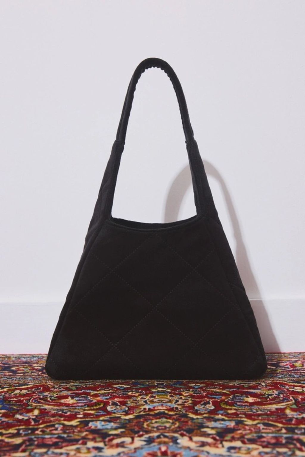 Quilt Hobo Bag 黑色3
