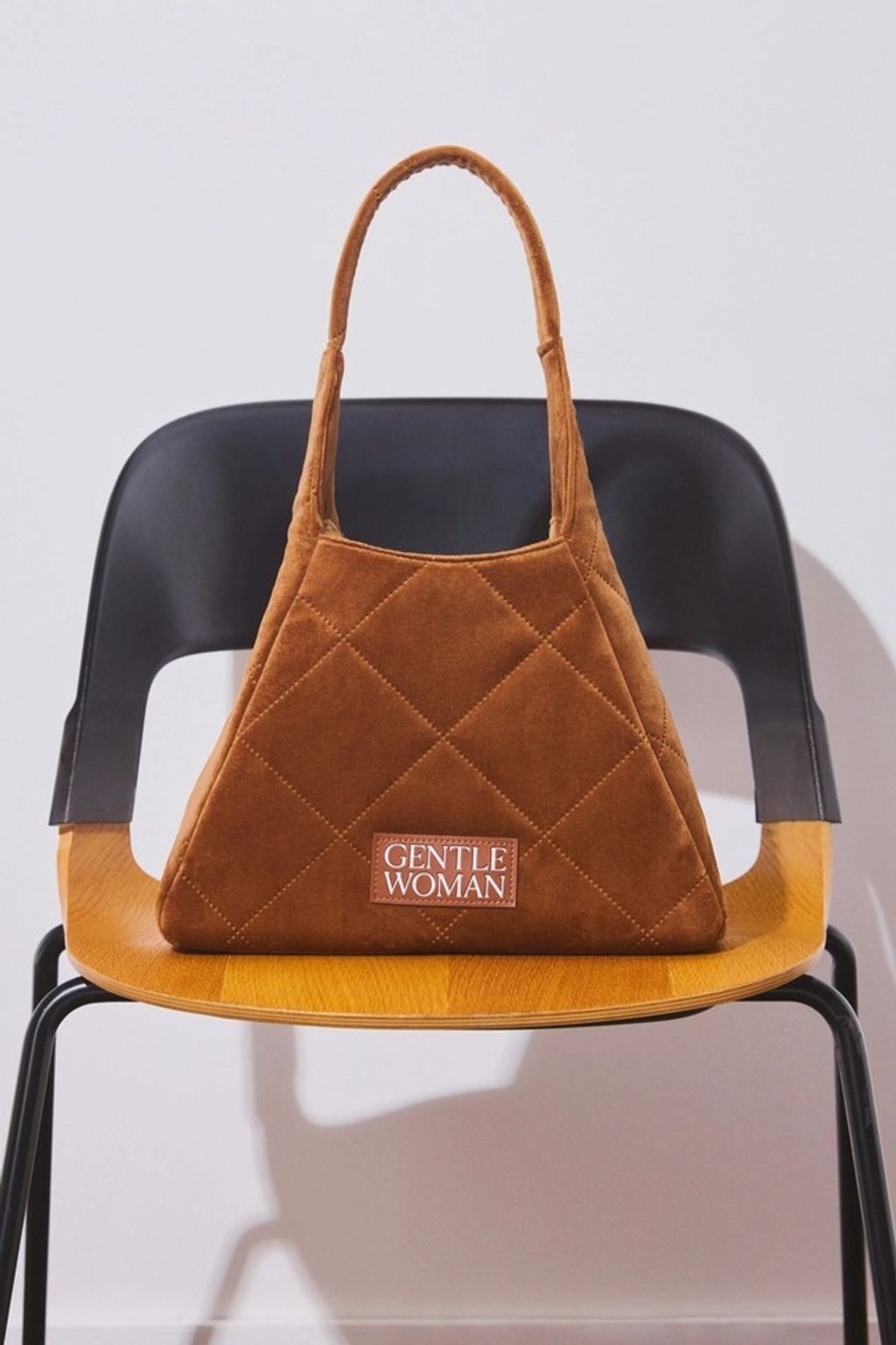 Quilt Hobo Bag 棕色2