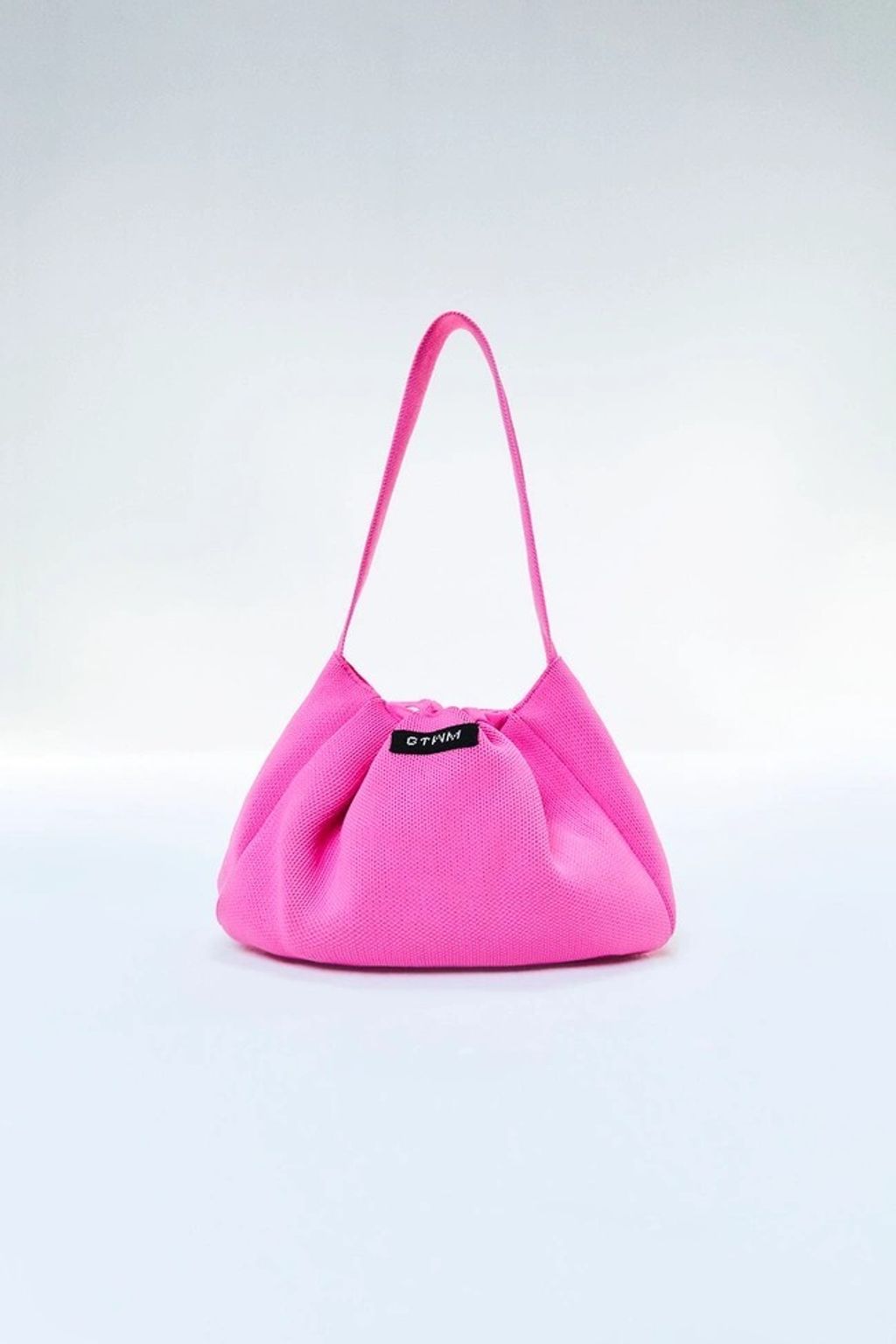Knit Dumpling Bag 粉色3