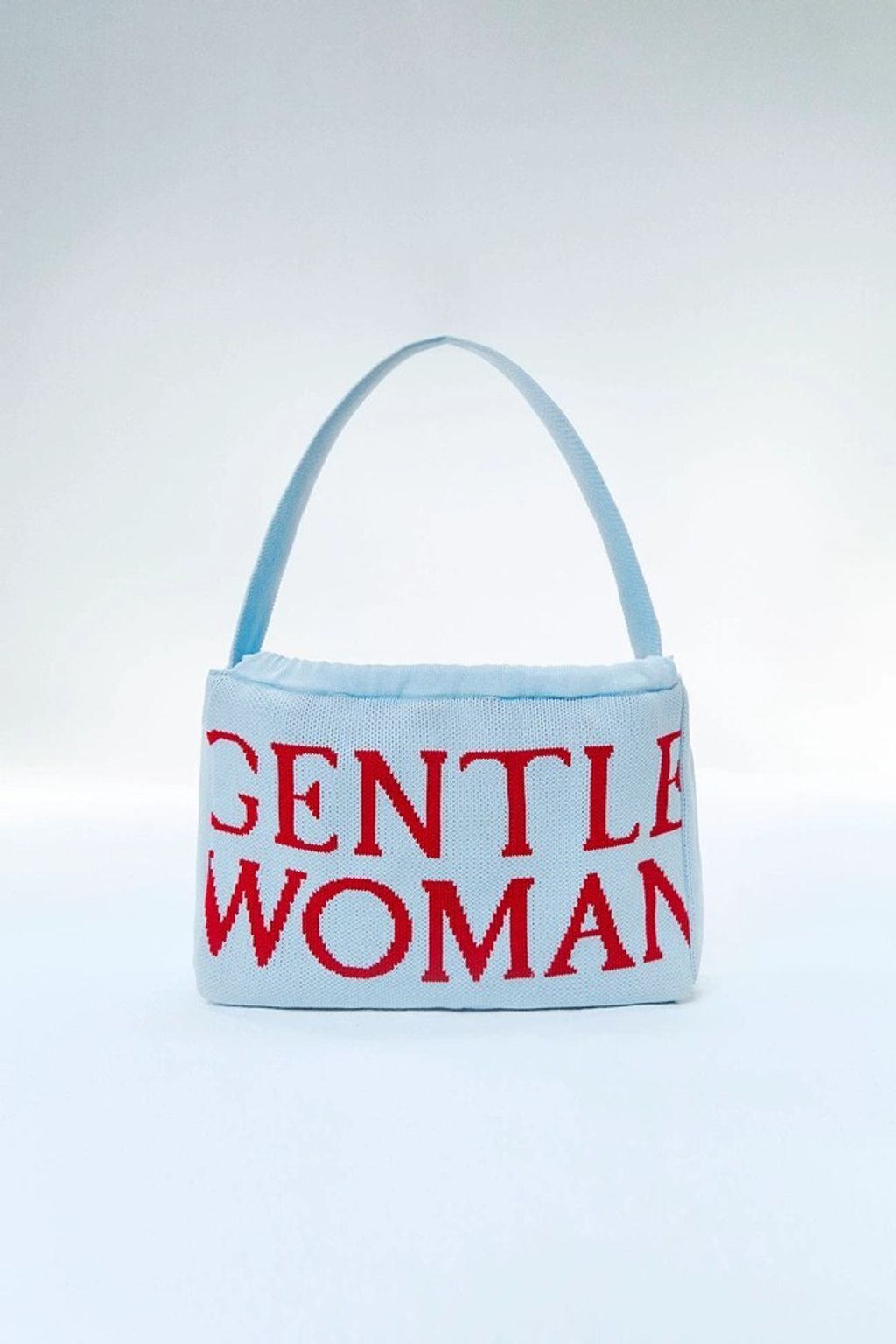 Knit Dumpling Bag 水藍3