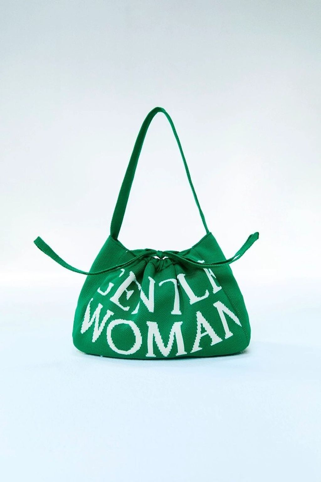 Knit Dumpling Bag 綠色2