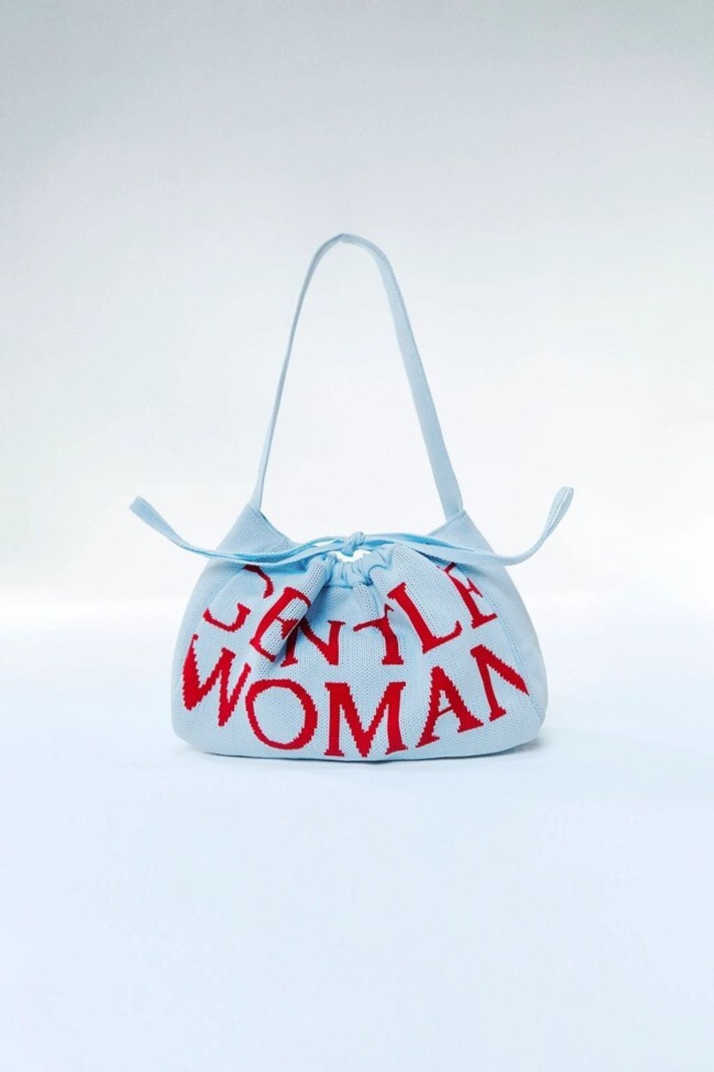 Knit Dumpling Bag 水藍2