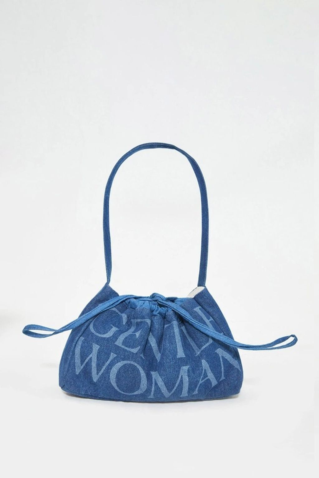 Denim Dumpling Bag 深藍2