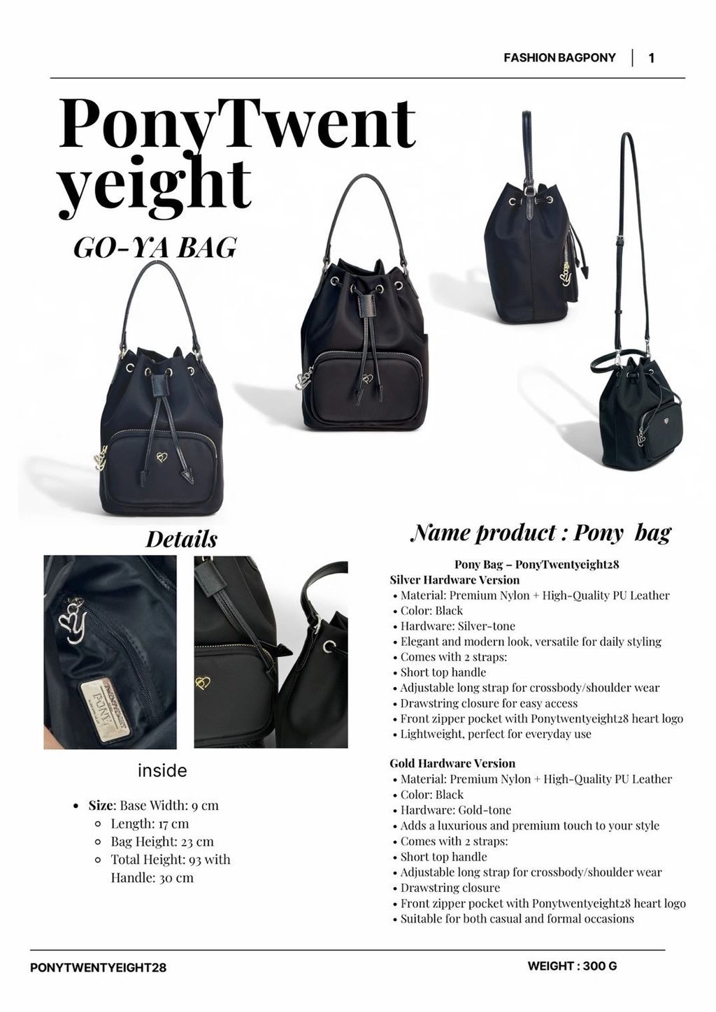 GO-YA Nylon Bag 尼龍包5