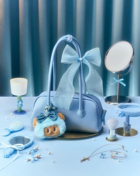 Blue-Haired Baby coin Purse Bag Charm1