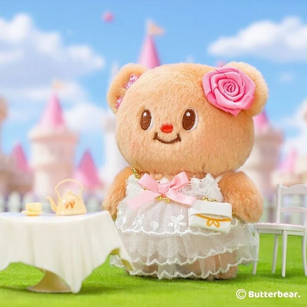 Butterbear Princess Dress Keychain-2