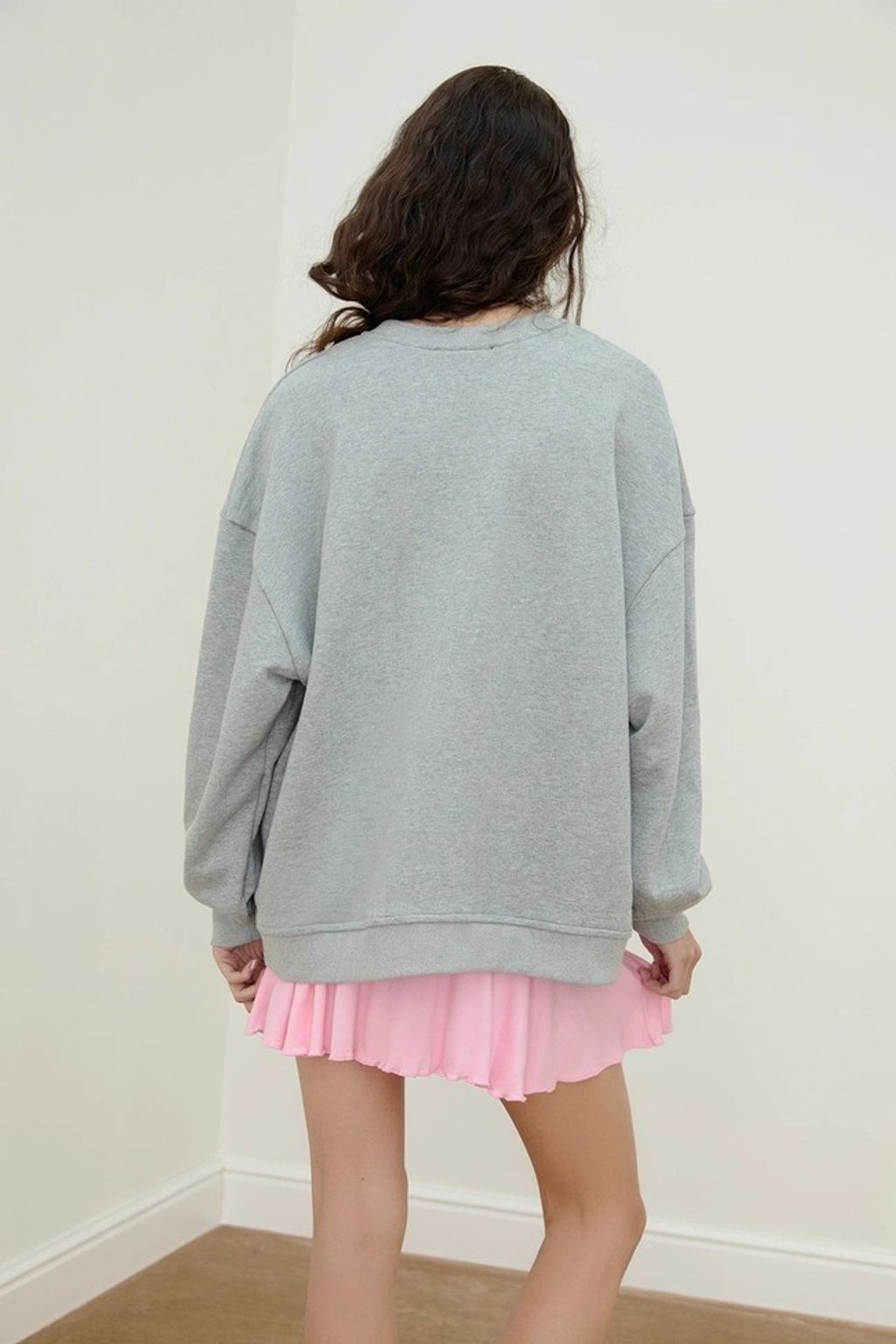 NOT TODAY MORNING SWEATER 大學T 灰4