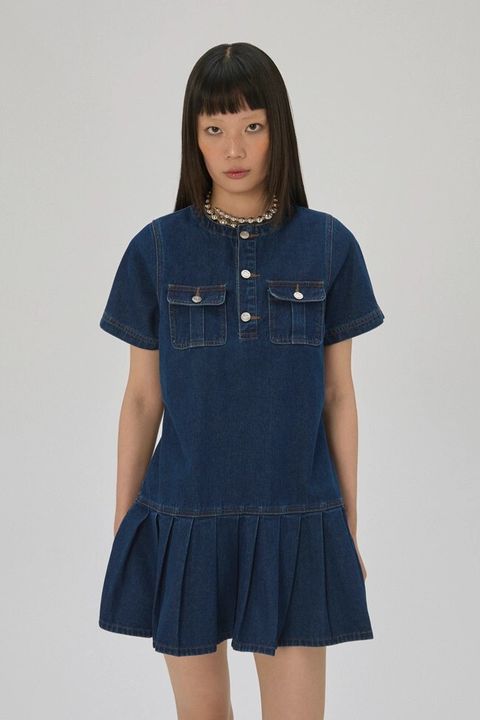 SWEETEST GIRL DENIM DRESS 1