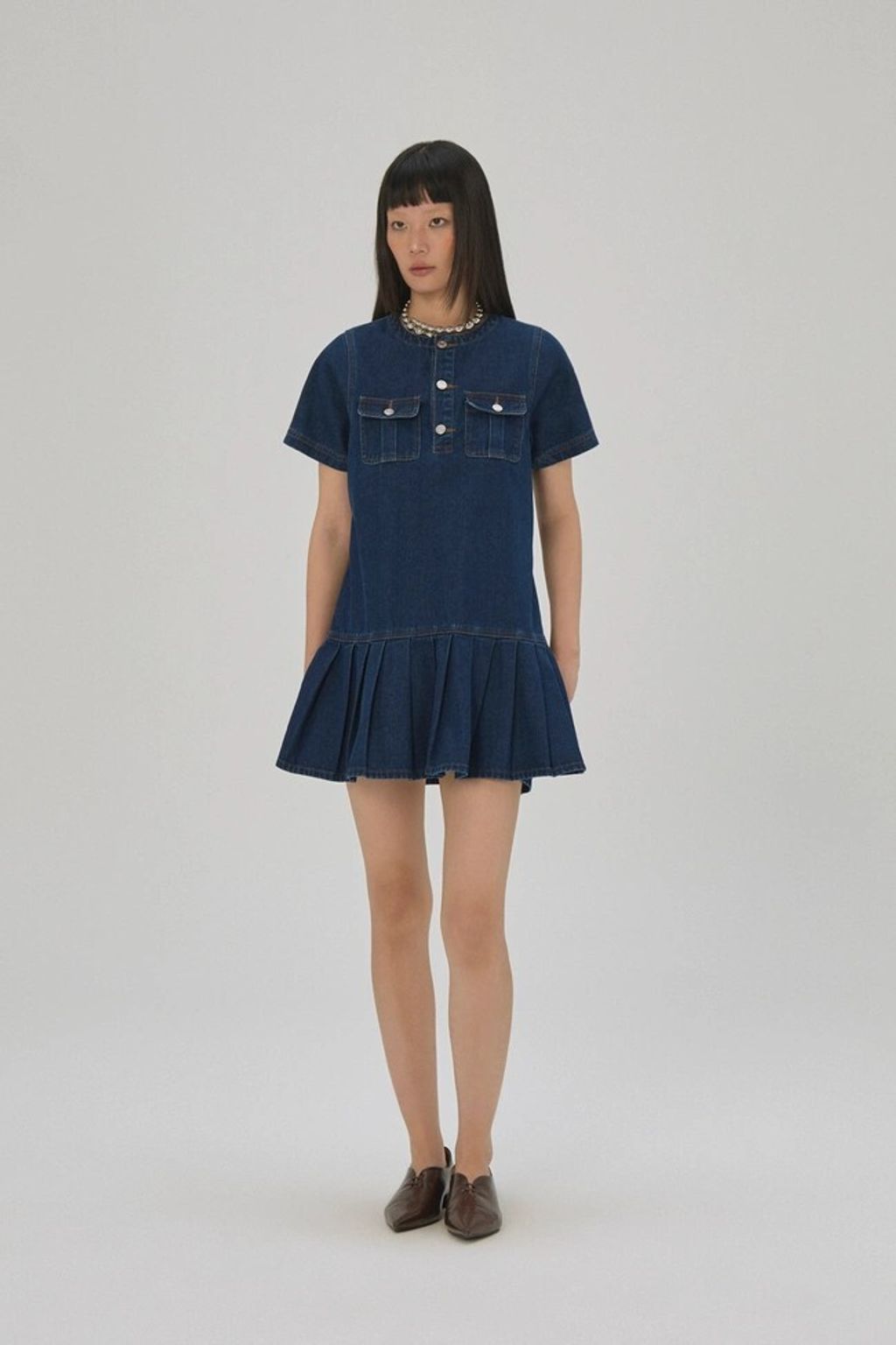SWEETEST GIRL DENIM DRESS 3