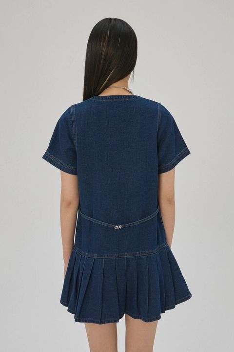 SWEETEST GIRL DENIM DRESS 2