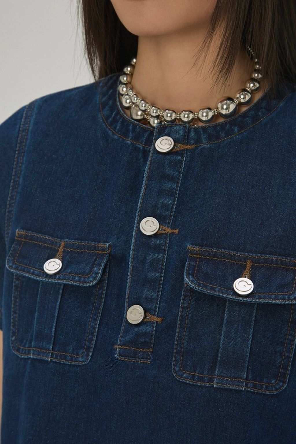 SWEETEST GIRL DENIM DRESS 4
