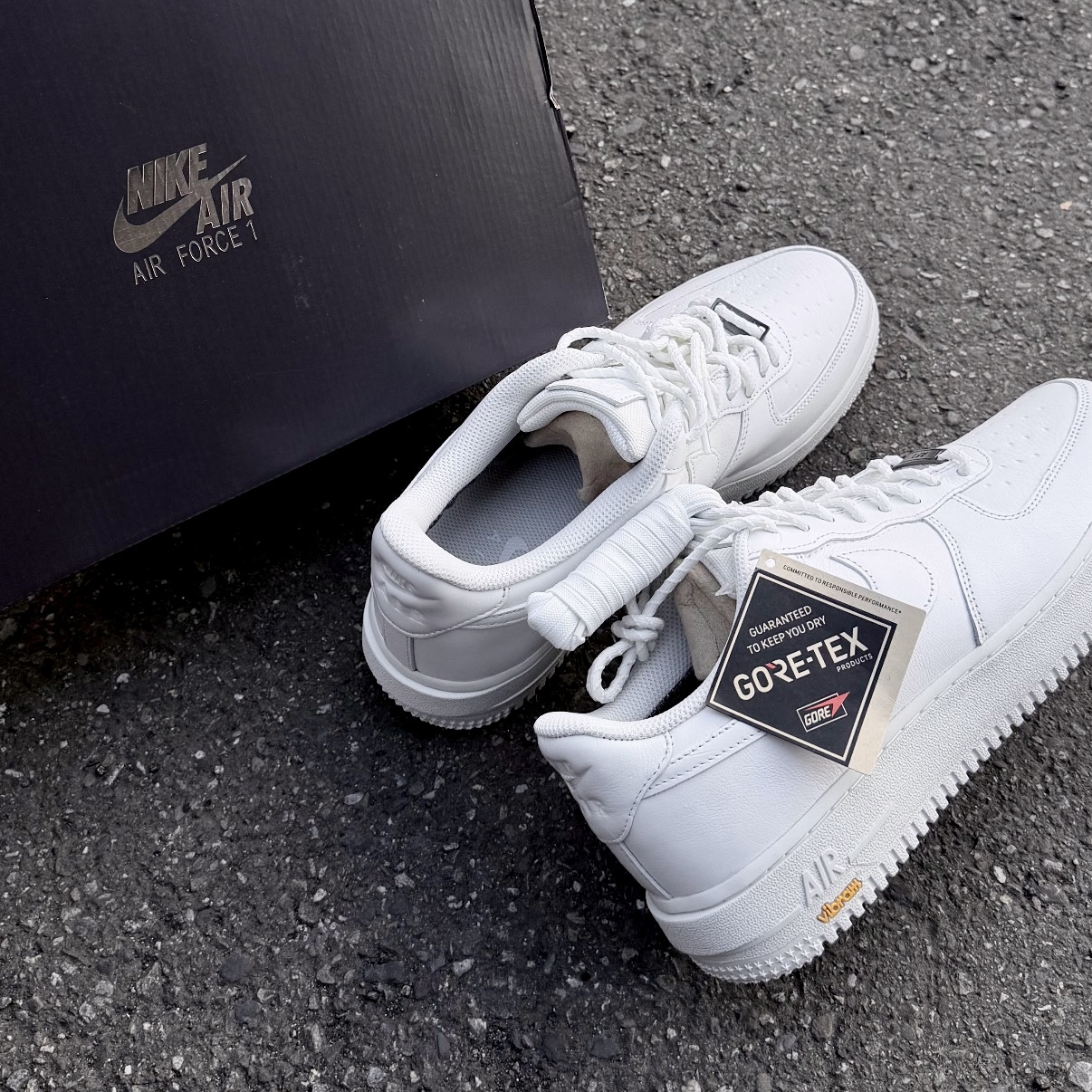 NIKE Air Force 1 GORE-TEX Vibram 防水AF1 全白男款HV5953-100 – 派爾 