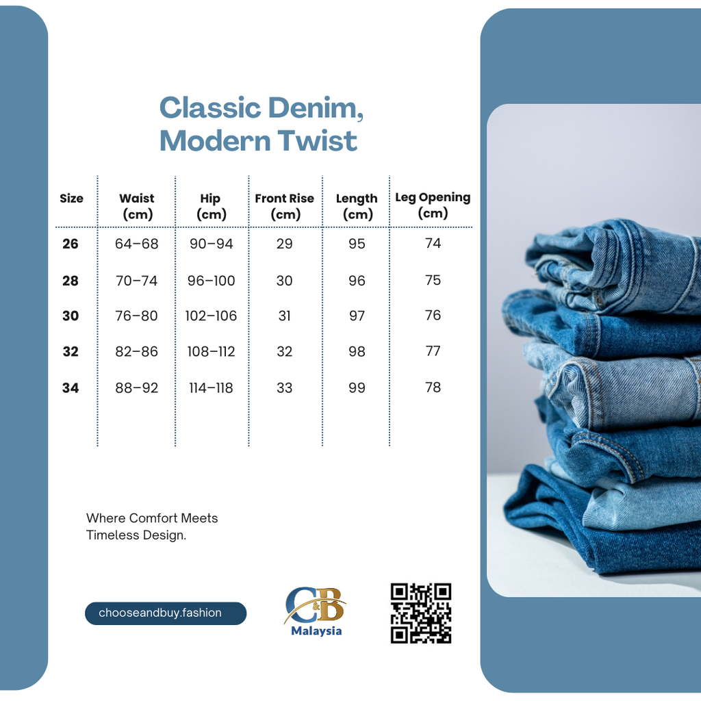 Blue and White Simple Denim Fashion Apparel and Jean Sale Instagram Post