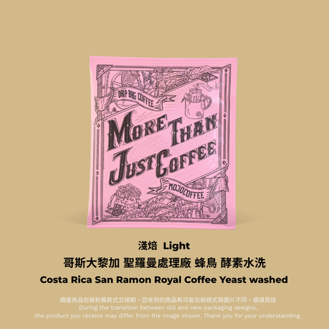 粉色掛耳包裝：哥斯大黎加 聖羅曼處理廠 蜂鳥 酵素水洗