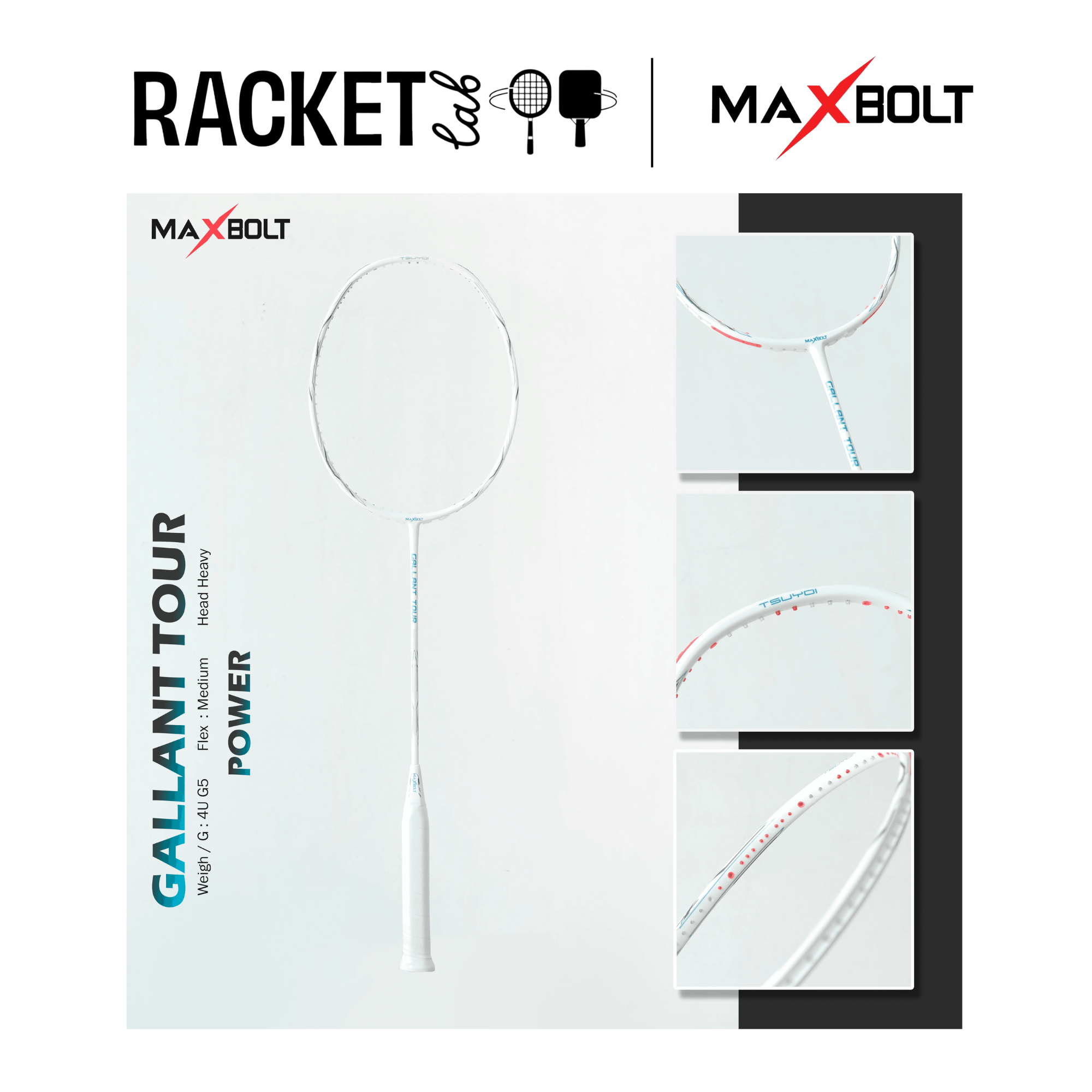 maxbolt gallant tour white
