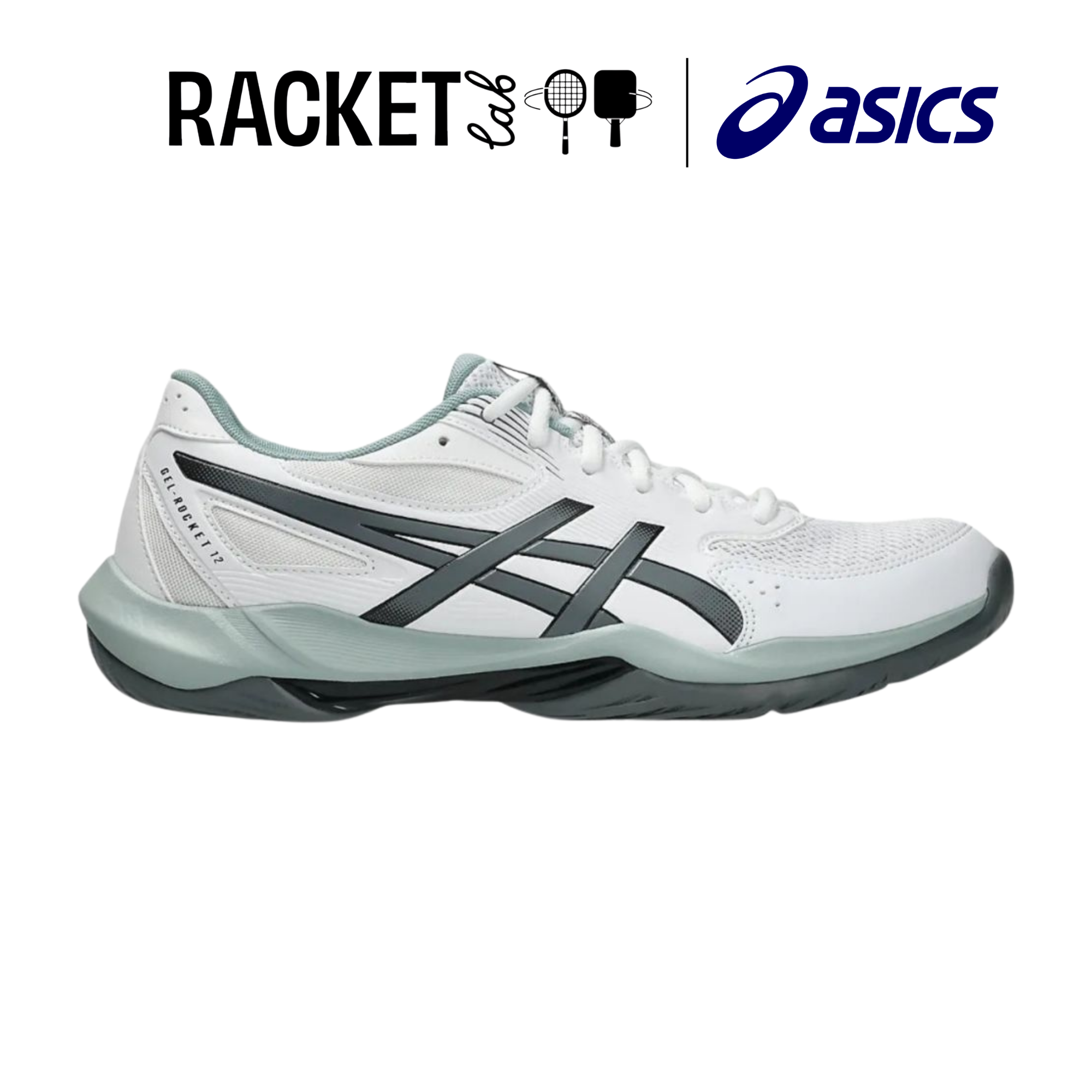 asics gel rocket 12 wide steel grey
