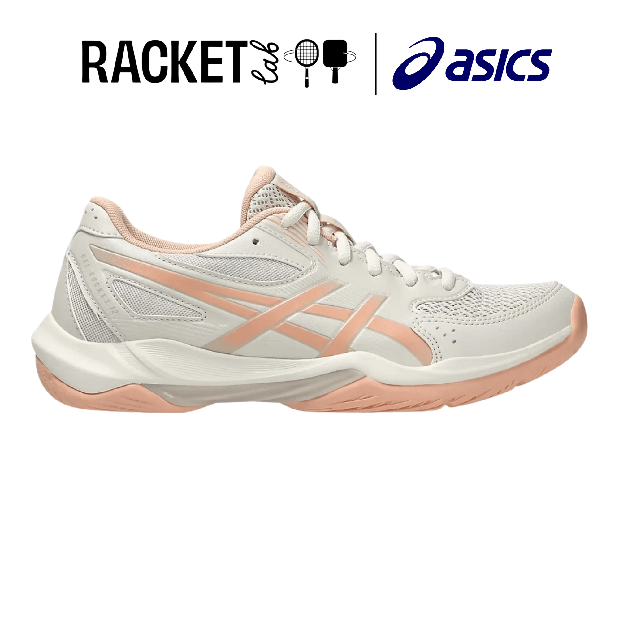 asics gel rocket 12 soft oat cantaloupe