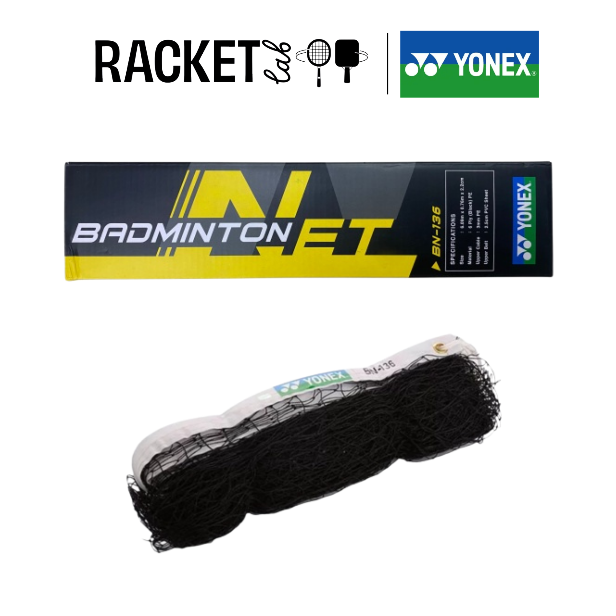 yonex badminton net bn136
