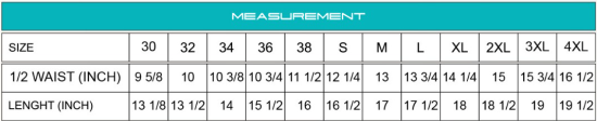 cm201 size chart