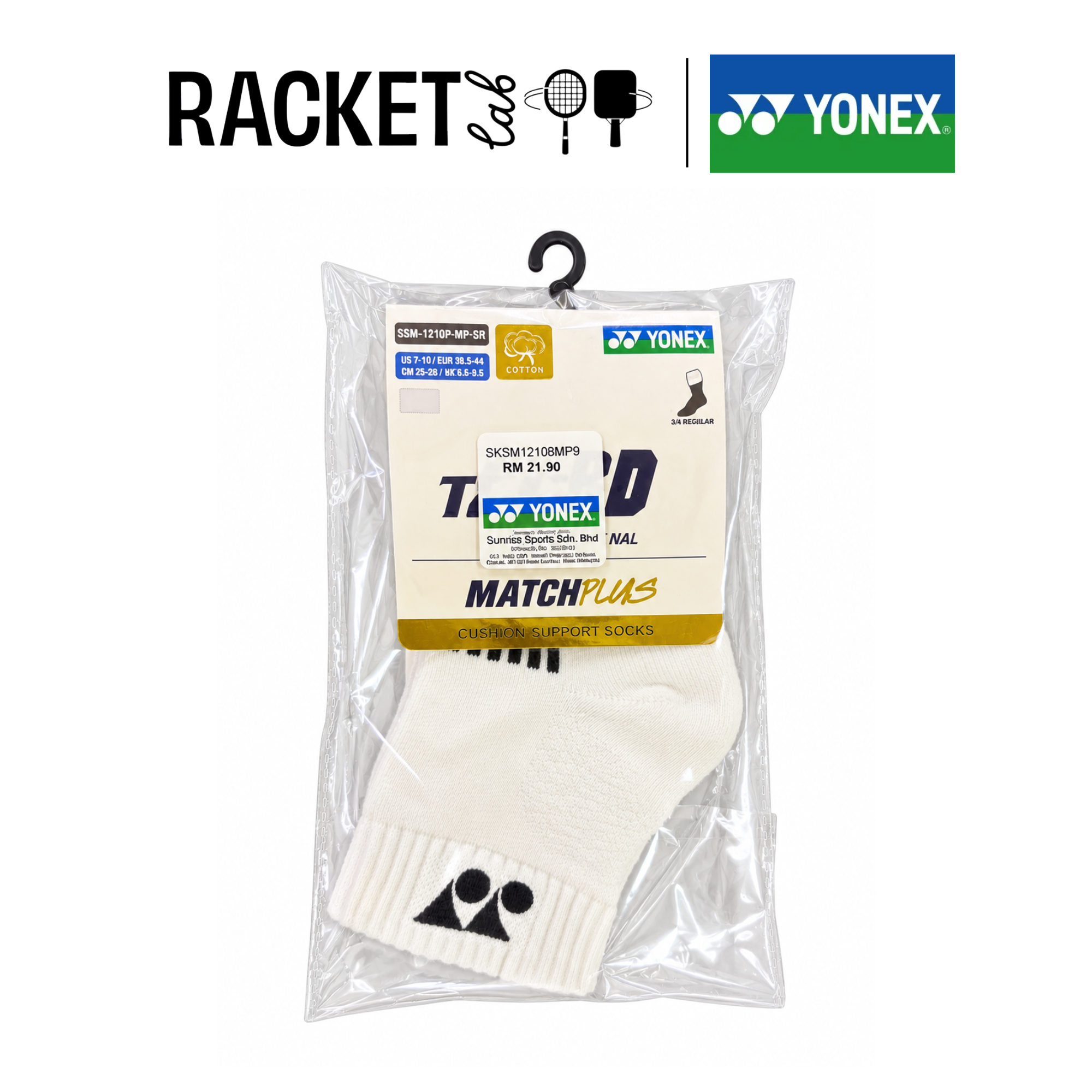 yonex cushion socks 12109