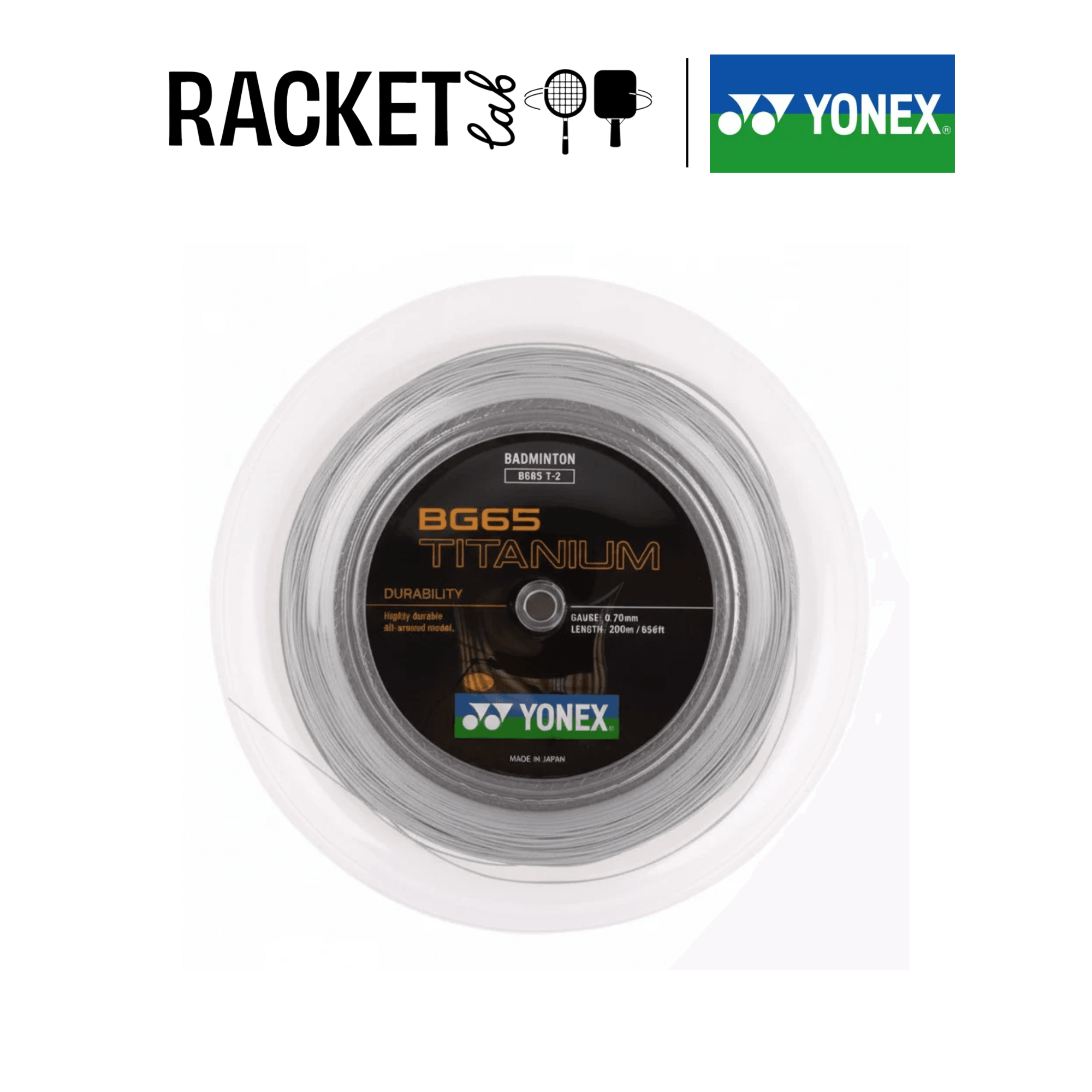 yonex bg65 ti white