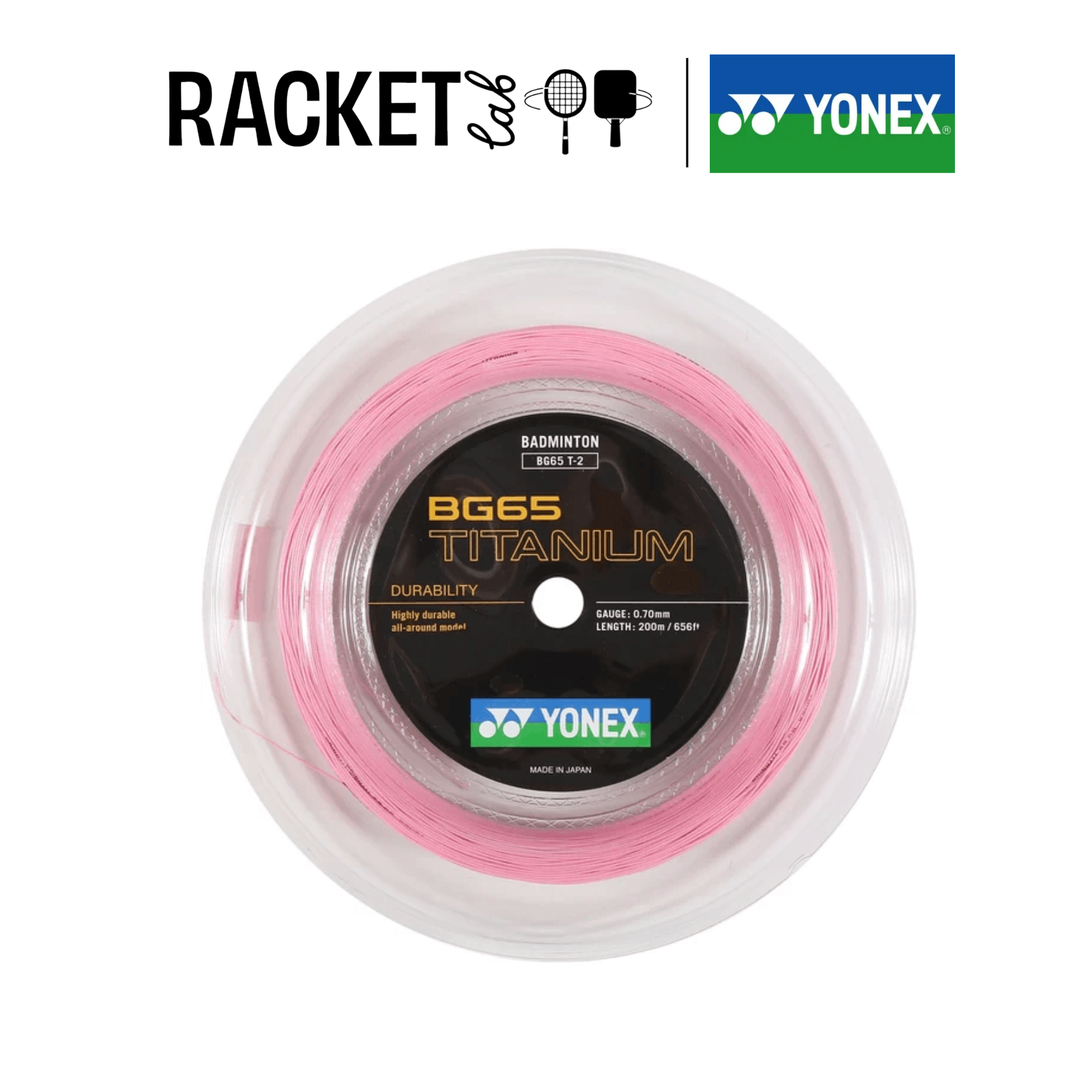 yonex bg65 ti pink