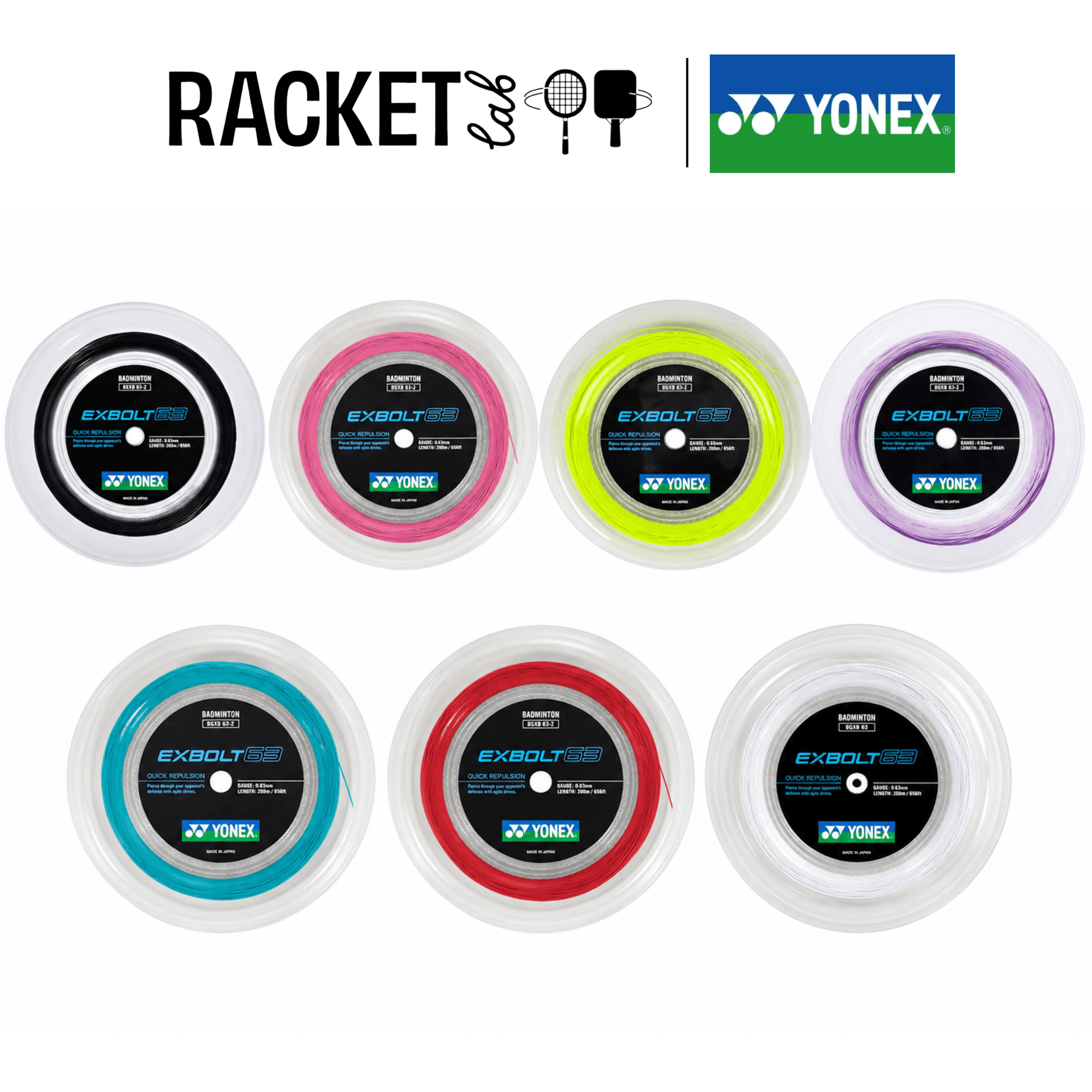 yonex exbolt 63 collage