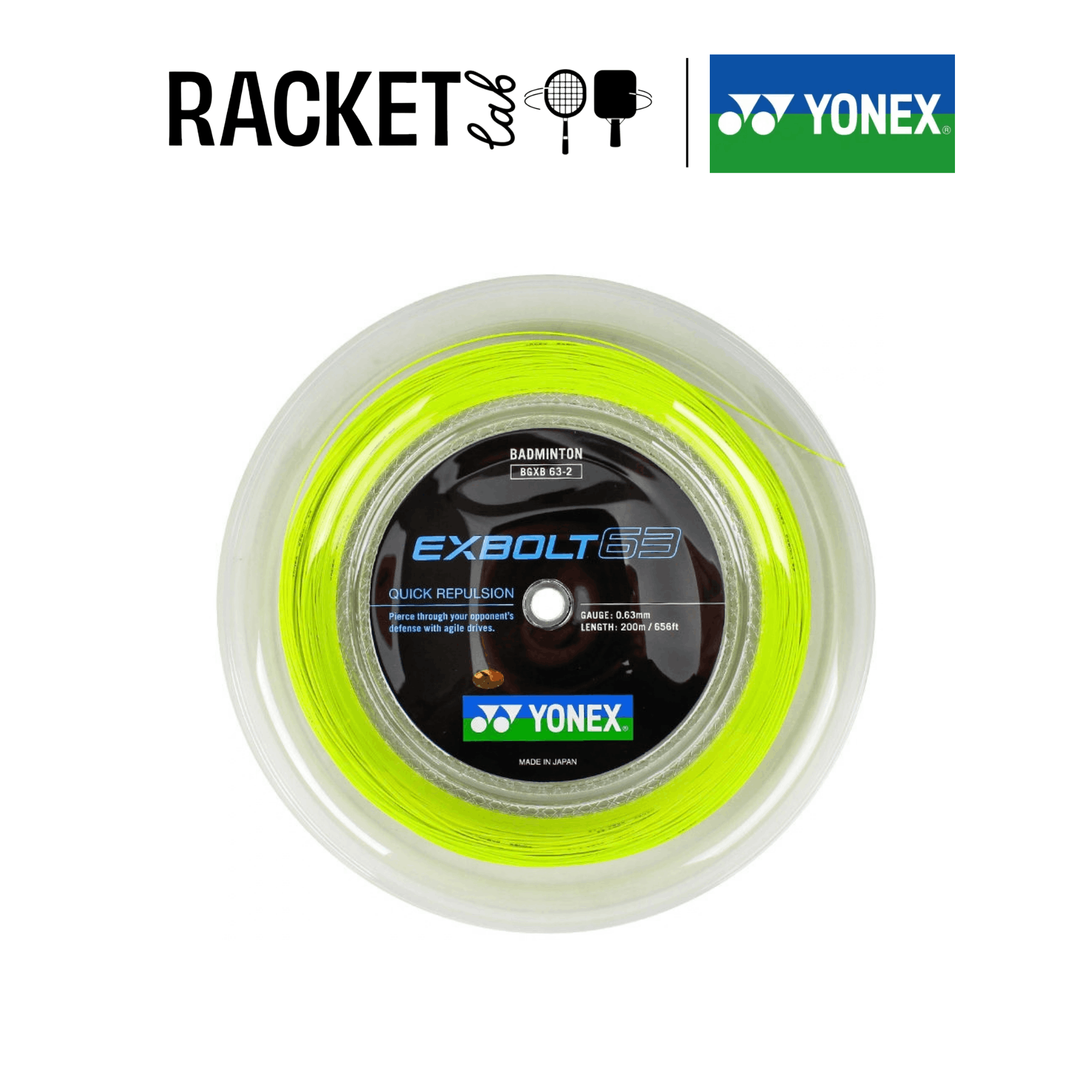 yonex exbolt 63 yellow