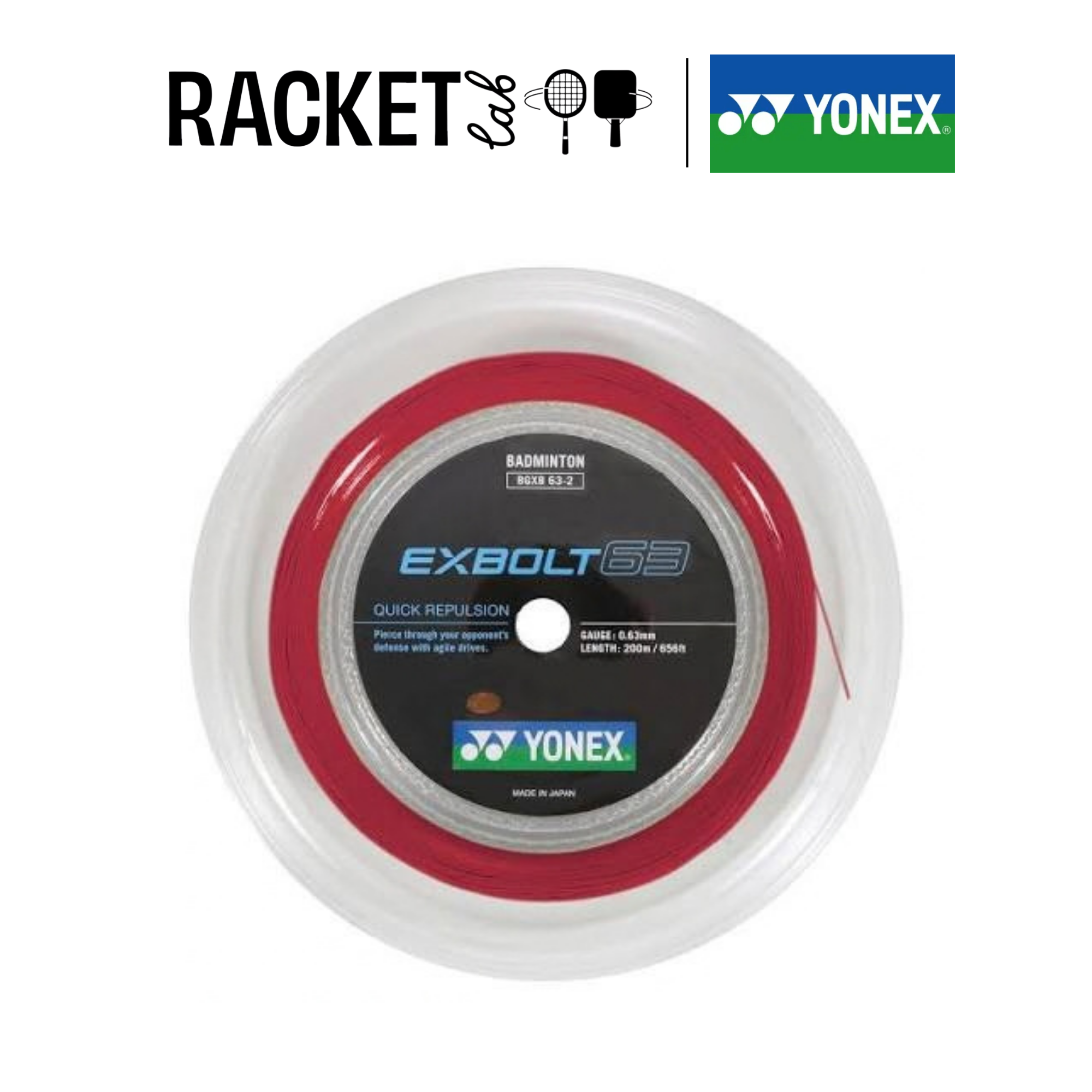 yonex exbolt 63 red