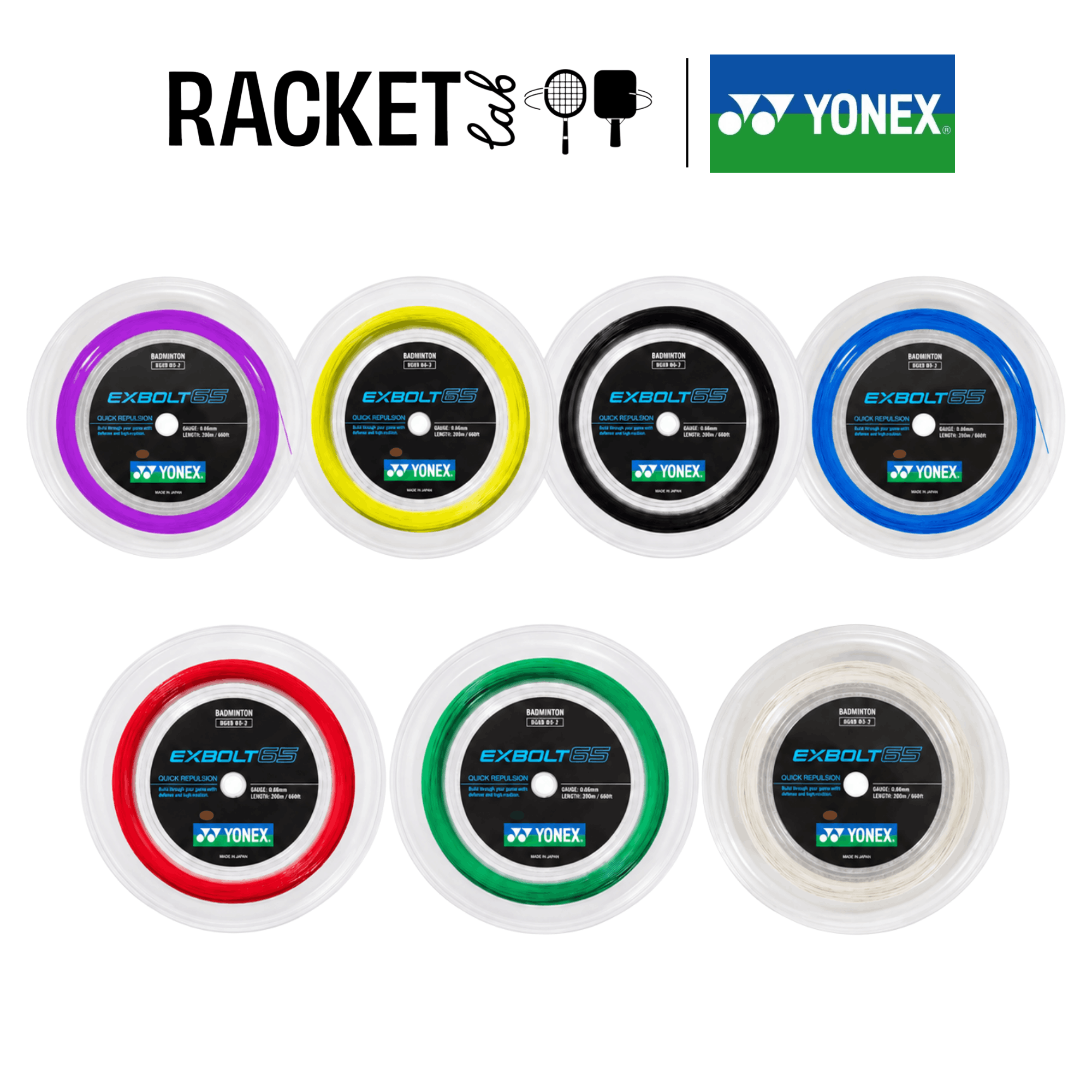 yonex exbolt 65 collage