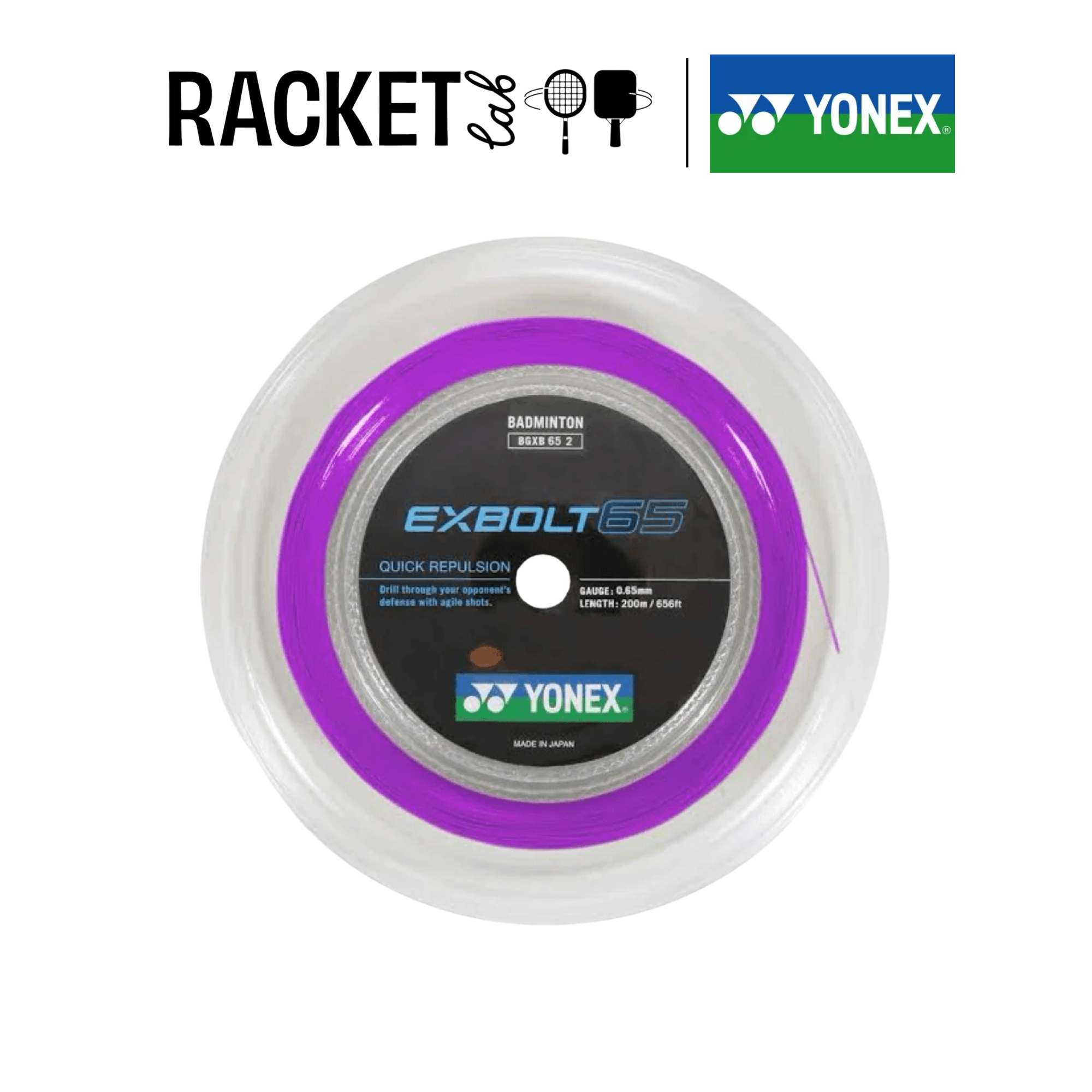yonex exbolt 65 purple