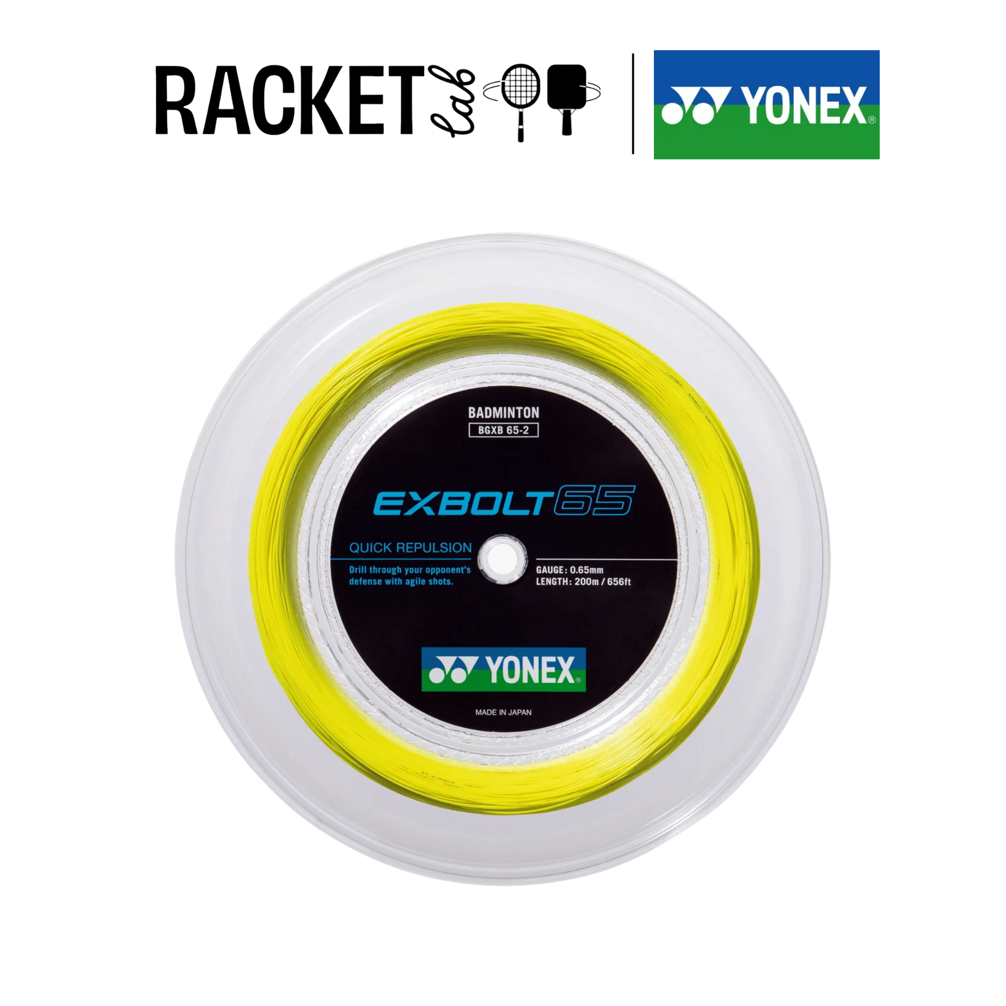 yonex exbolt 65 yellow