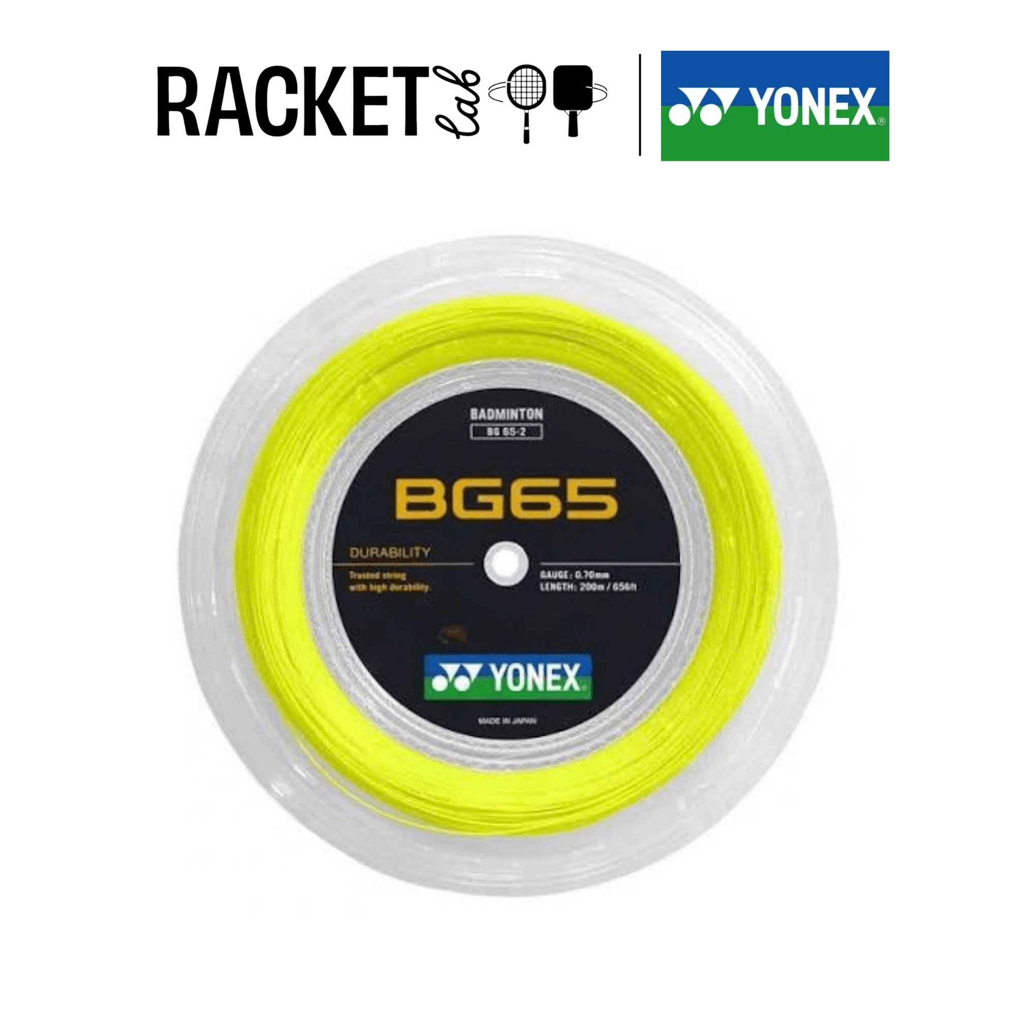 yonex bg65 yellow