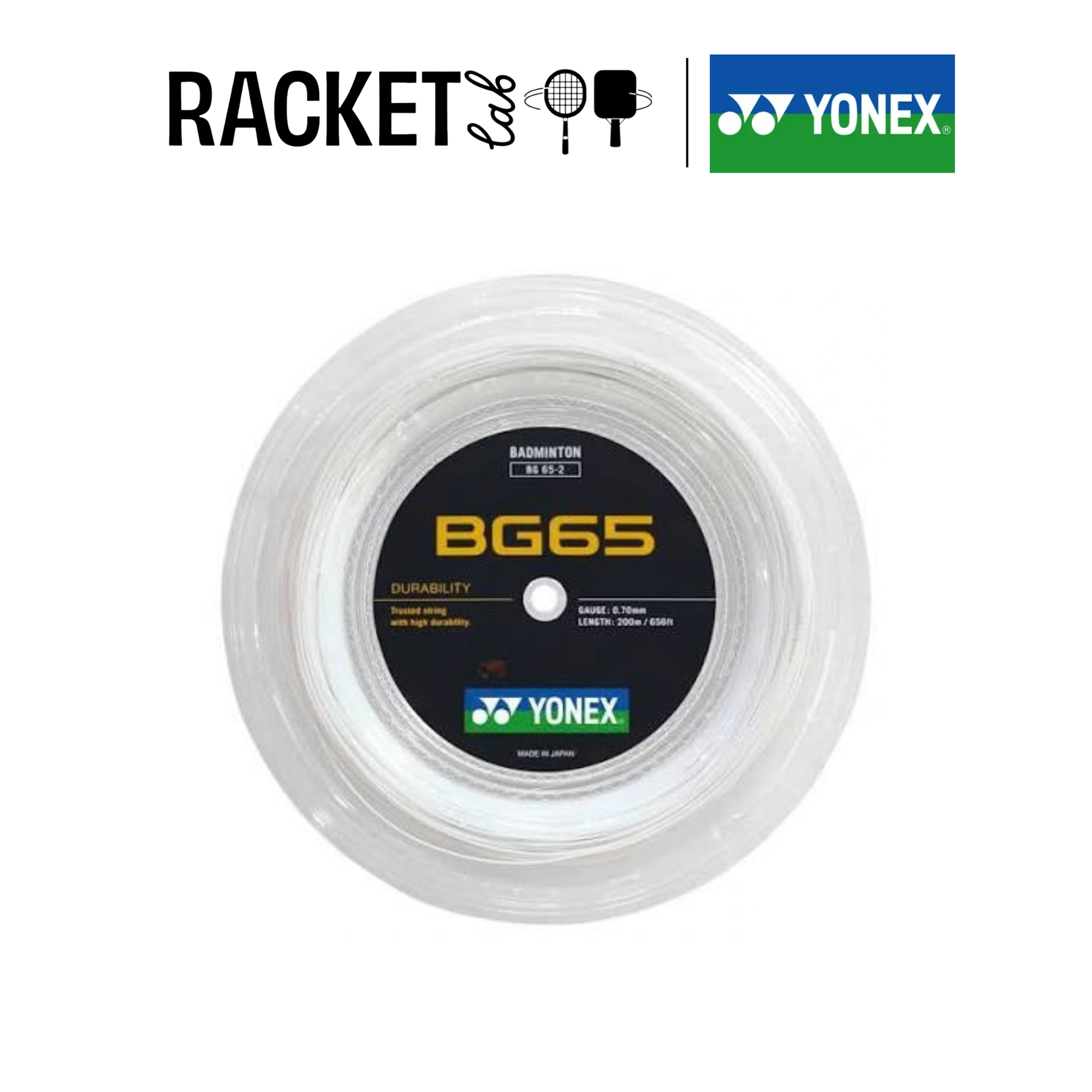yonex bg65 white