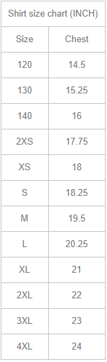 maxx shirt size chart