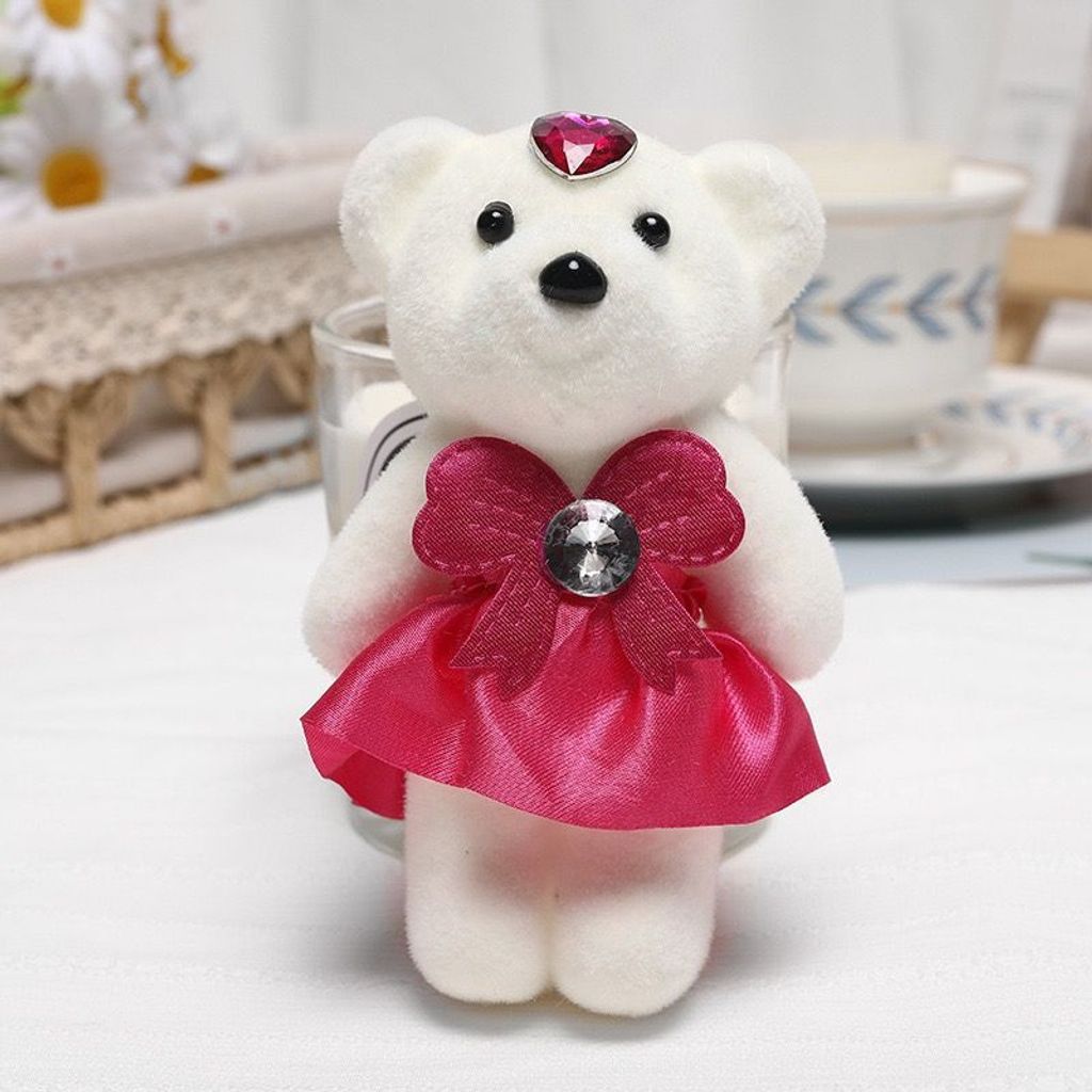 Foam Bear- Rose Red