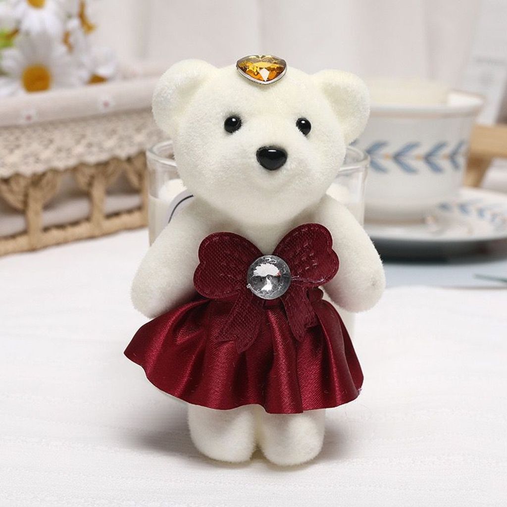 Foam Bear- Wine Red