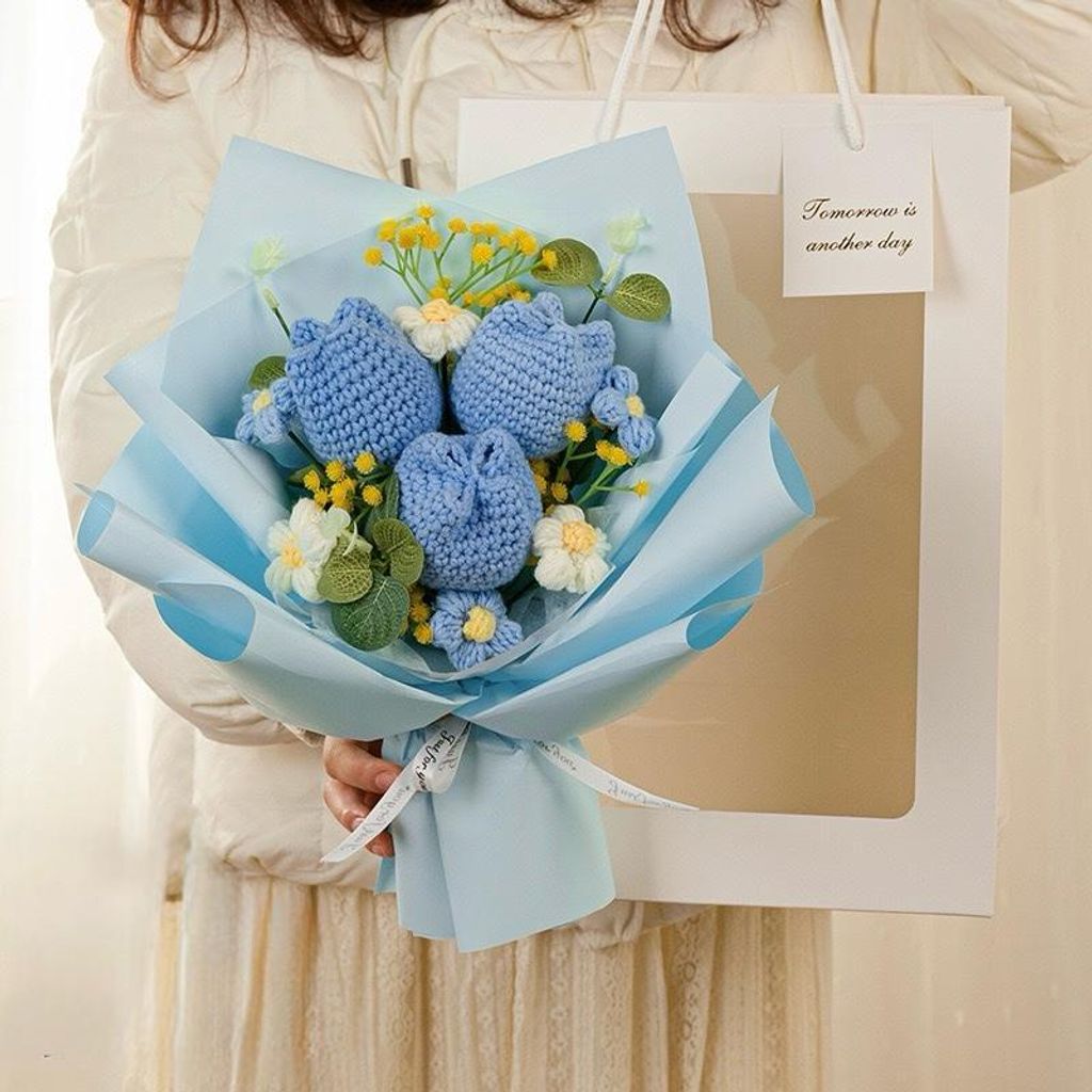 Bouquet Tulip- Blue