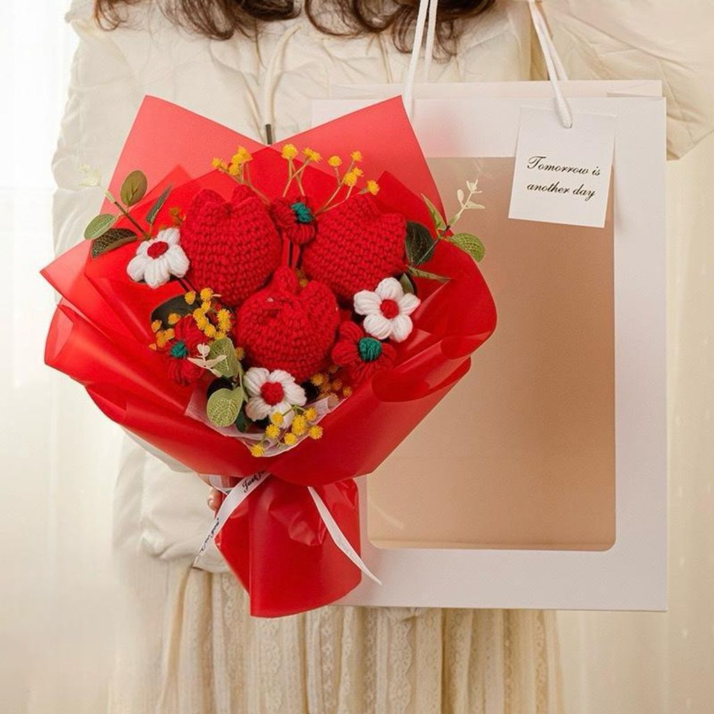 Bouquet Tulip- Red