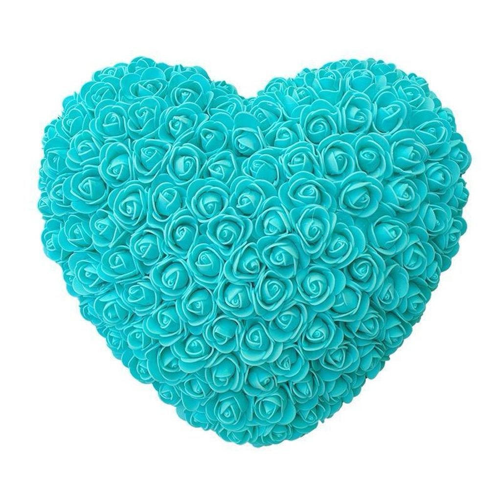Rose Heart- Aqua