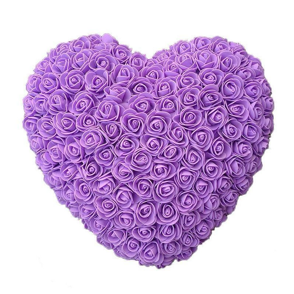 Rose Heart- Purple