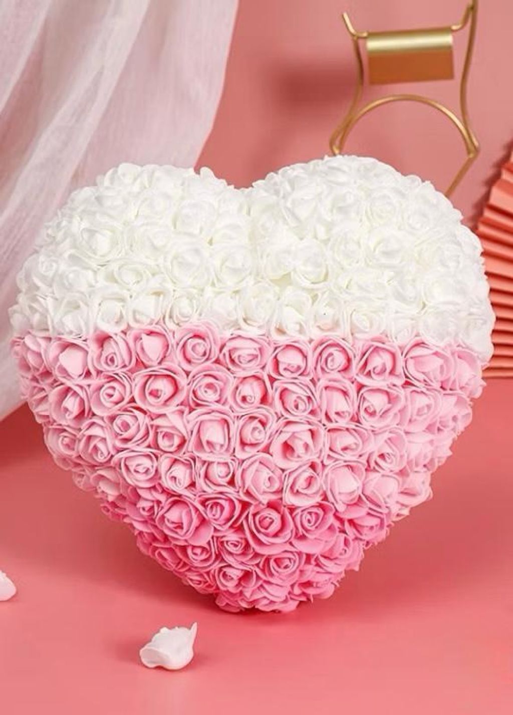 Rose Heart- Tricolour Pink 2