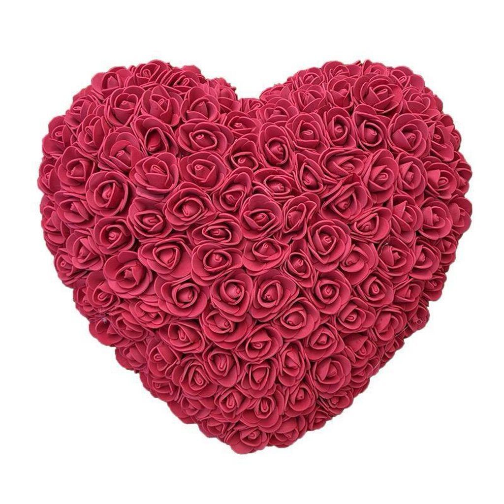 Rose Heart- Wine Red