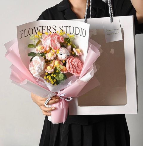 Cartoon Crochet- Pink