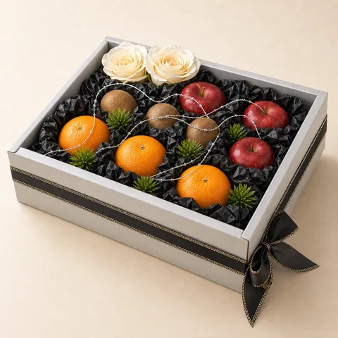 Silver lining box - fruit basket delivery KL PJ