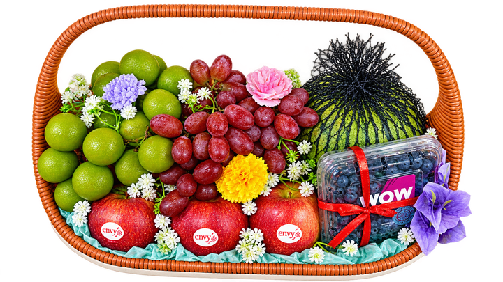 Grand Elegance Festive Fruit Basket - fruit basket delivery KL PJ