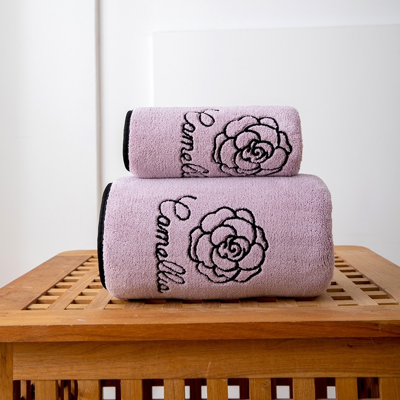 紫色（內容物：浴巾1+毛巾1）一組